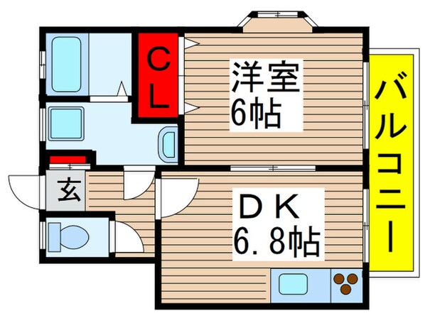 メゾン　ドワ－フの物件間取画像